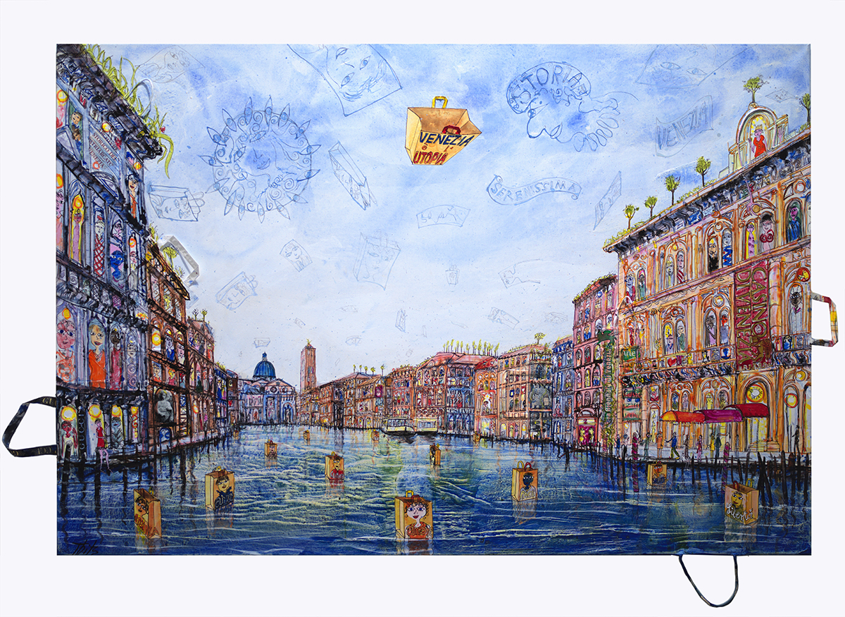 Venezia Visione futura sul Canale Grande e Casino