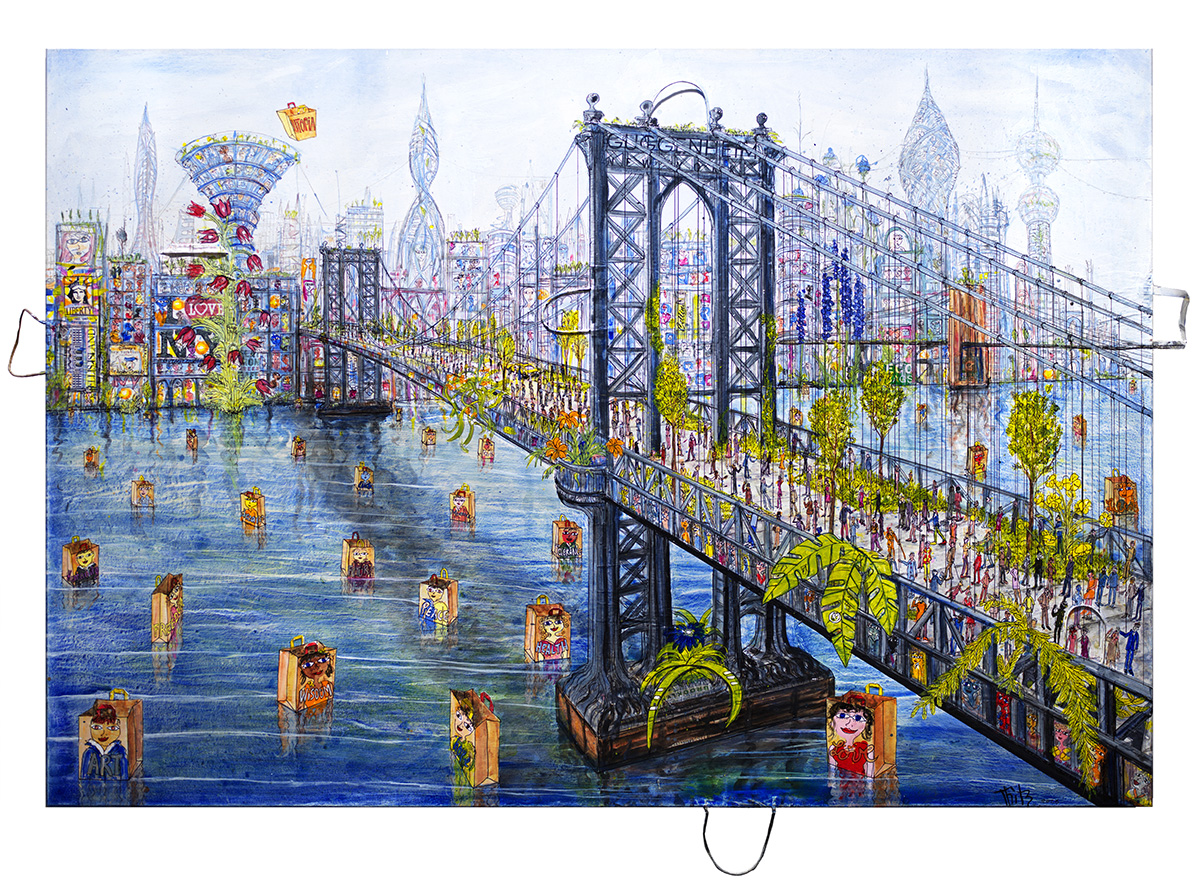 New York – Bags and Utopias Manhattan Brigde