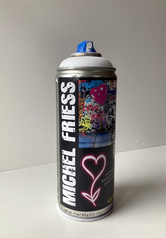 Spray Can - white, by Michel Friess