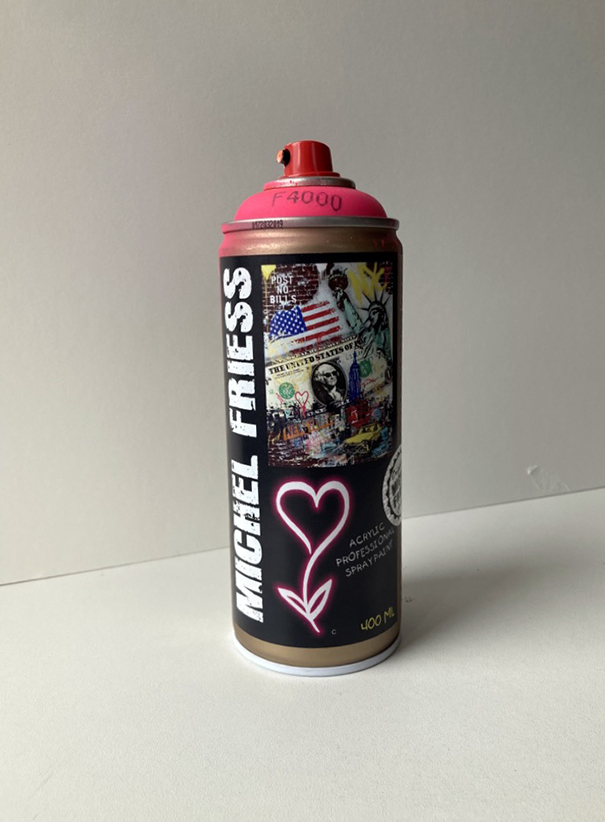 Spray Can - Pink, by Michel Friess